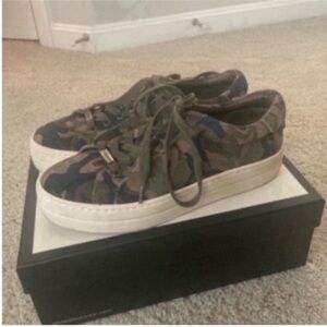 J Slides Camo Suede Hippie Sneakers